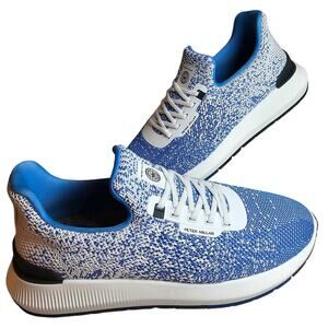 NEW Peter Millar Hyperlight Knit Sneakers Blue Lightweight Shoes Womens Golf 9